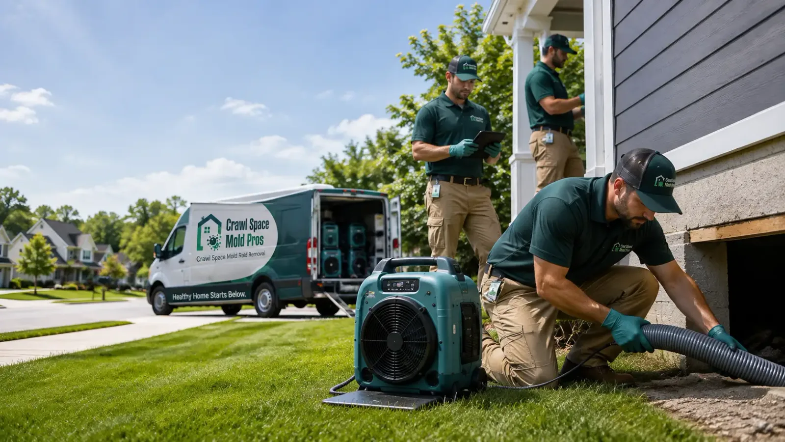 Crawl Space Mold Removal in Deering, MO